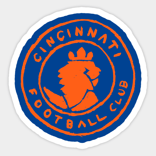 FC Cincinnatiiii Sticker by Very Simple Graph